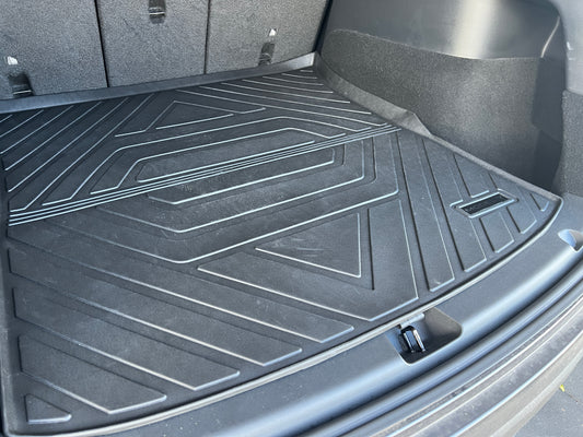 Test af bagagerumsmåtte til Model Y