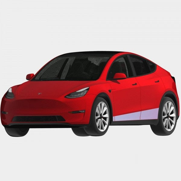 Tesla Model Y: 3M PPF Premium Beskyttelsesfilm Sidepaneler (Paint Protection Film)