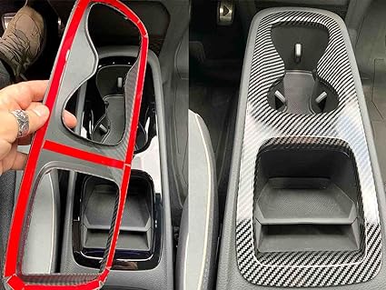 VW ID 3: Cover Til Midterkonsol - Sort/Carbon