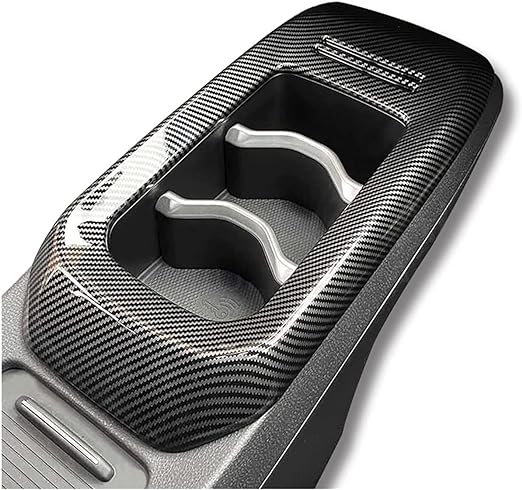 VW ID 4, ID 5: Cover Til Midterkonsol - Sort/Carbon