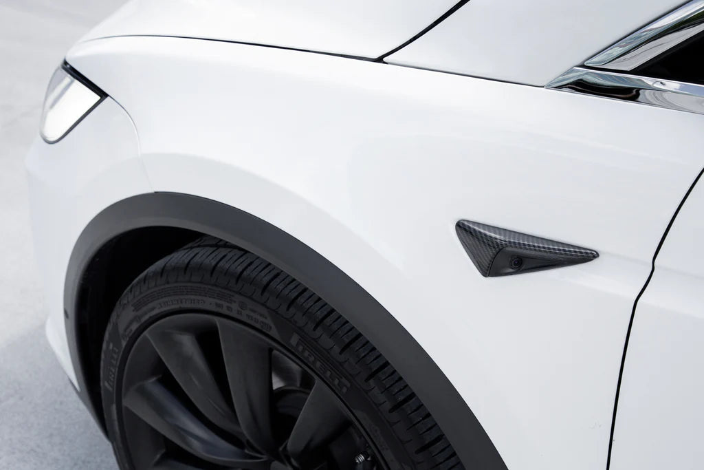 Tesla Model S/3/X/Y: Sidekamera Trim (2 stk.)