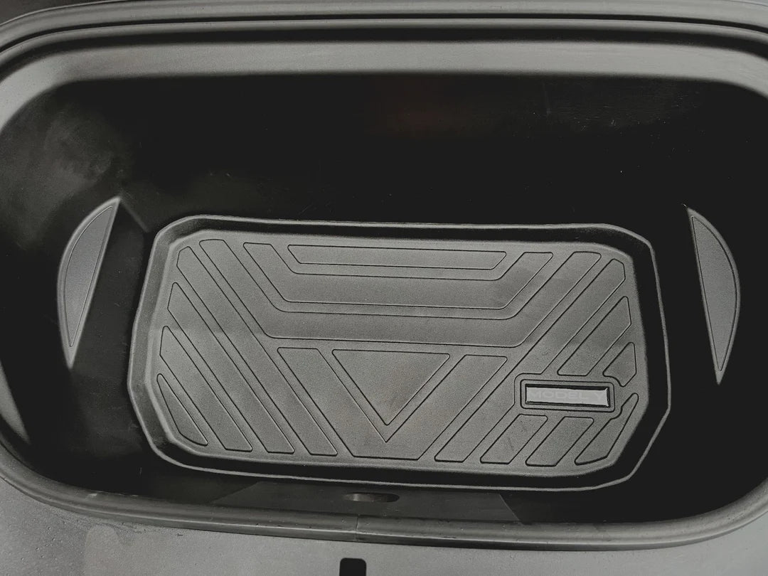 Tesla Model Y: Frunk måtte i premium genbrugsgummi