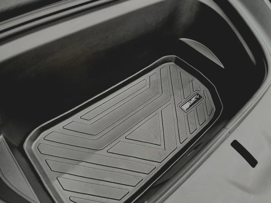 Tesla Model Y: Frunk måtte i premium genbrugsgummi