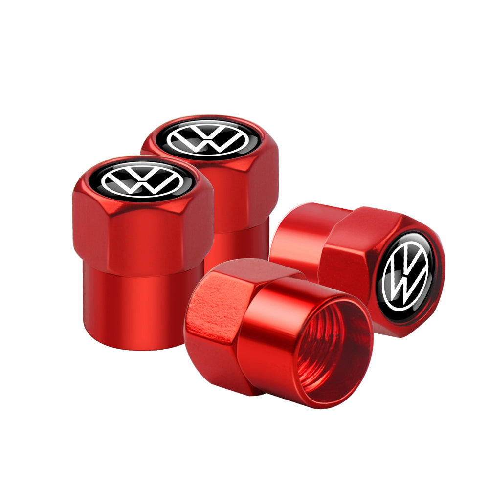 VW ID 3, ID 4, ID 5: Sorte Ventilhætter Med Logo (4 stk.)