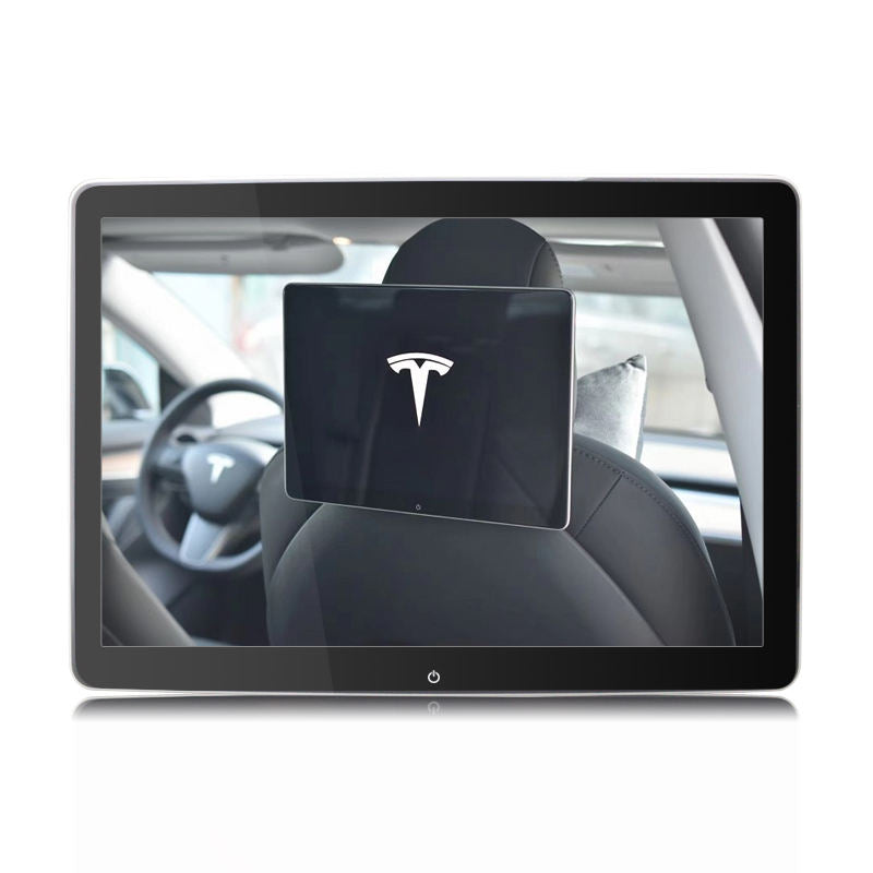 Tesla Model 3/Y: 12&quot; 4K Android Bagsæde Skærm (2 stk.)