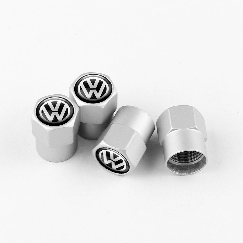 VW ID 3, ID 4, ID 5: Sorte Ventilhætter Med Logo (4 stk.)