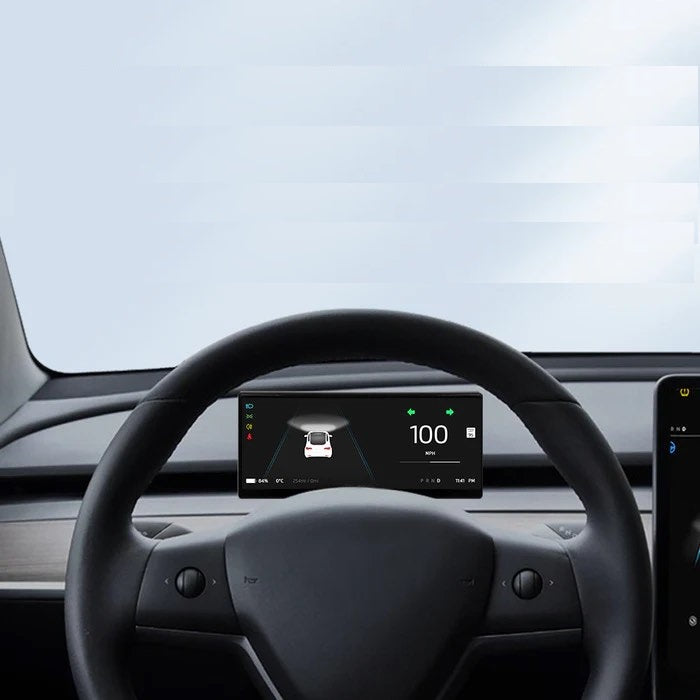 Tesla Model 3/Y: 9" DanTech Android/Carplay Speedometer Inkl. Montering