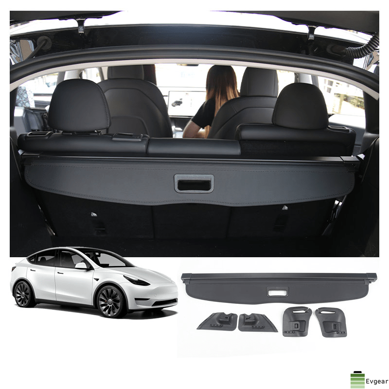 Tesla Model Y: Bagagerumsafdækning - Cargo Cover (rullegardin)