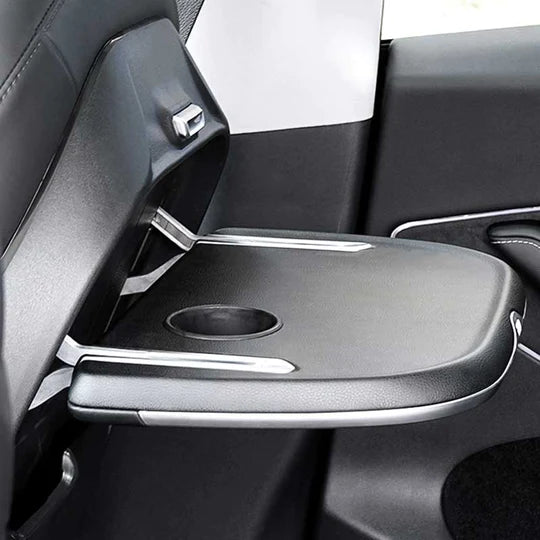 Tesla Model 3 og Model Y: Foldebord med trådløs oplader og kopholder (1 stk)