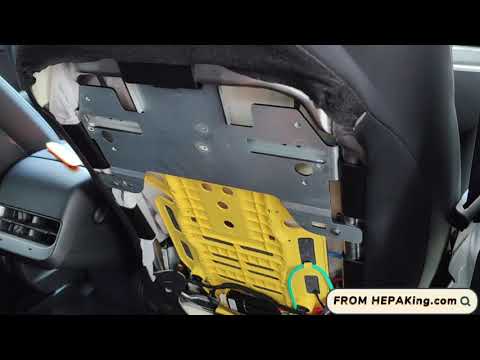 Tesla Model 3 og Model Y: Foldebord med trådløs oplader og kopholder (1 stk)