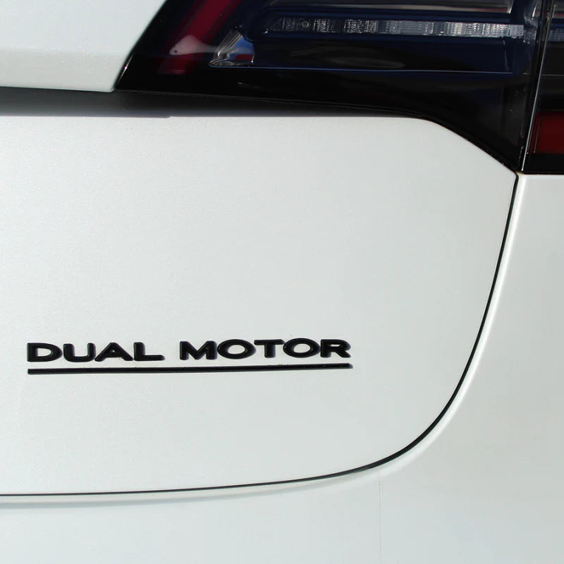 Tesla Model S/3/X/Y: Sort Dual Motors Emblem