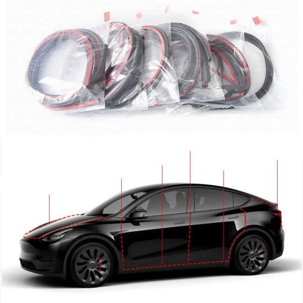 Tesla Model 3 og Model Y: Isolering og støjdæmpning til døre, bagagerum og frunk