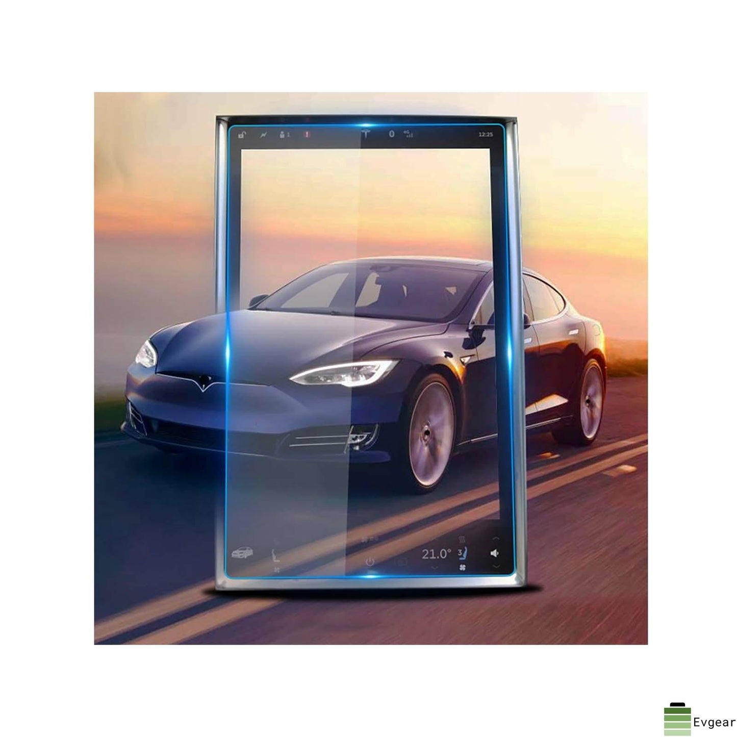 Tesla Model S und X: Displayschutz aus gehärtetem Glas